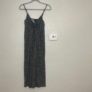 Black and white jumpsuit